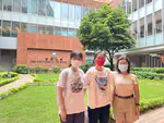 Welcome Haixia Shang and Yijuan Wang to HKU on the National Day